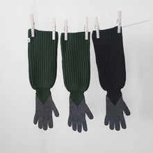 Carica l'immagine nel visualizzatore di Gallery, Guanto UN/PAIR Verde con terzo grigio scuro