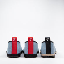 Carica l'immagine nel visualizzatore di Gallery, UN/PAIR celeste nastro nero