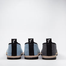 Carica l'immagine nel visualizzatore di Gallery, UN/PAIR celeste nastro beige