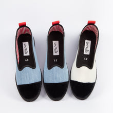 Carica l'immagine nel visualizzatore di Gallery, UN/PAIR celeste nastro nero