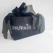 Load image into Gallery viewer, UN/PAIR Two blue gloves and a third pearl grey glove
