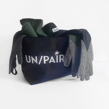 Load image into Gallery viewer, UN/PAIR Two green gloves and a third dark grey glove
