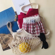 Load image into Gallery viewer, Red checkered shorts with red back
