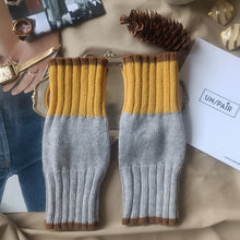 Carica l&#39;immagine nel visualizzatore di Gallery, Manicotto UN/PAIR Grigio perla Giallo Nocciola
