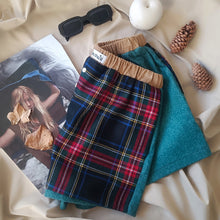 Load image into Gallery viewer, Bordeaux pinstriped boxerina shorts with bordeaux checkered back
