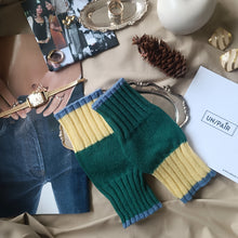 Carica l&#39;immagine nel visualizzatore di Gallery, Manicotto UN/PAIR Verde Giallo pallido Azzurro
