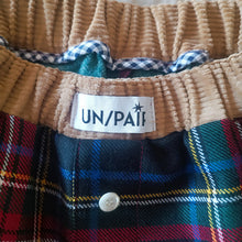 Load image into Gallery viewer, Bordeaux pinstriped boxerina shorts with bordeaux checkered back
