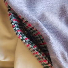 Load image into Gallery viewer, Bordeaux pinstriped boxerina shorts with bordeaux checkered back
