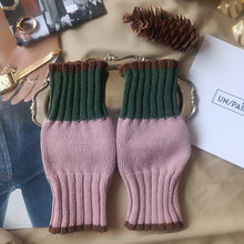 Carica l&#39;immagine nel visualizzatore di Gallery, Manicotto UN/PAIR Rosa antico Verde militare Cioccolato
