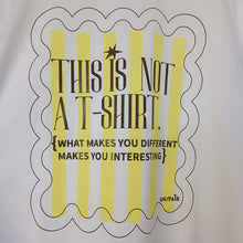 Load image into Gallery viewer, Yellow striped t-shirt in a frame
