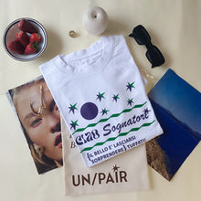 Load image into Gallery viewer, Purple and green t-shirt
