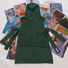 Load image into Gallery viewer, Green Sleeveless Poncho
