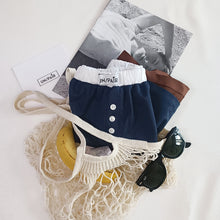 Load image into Gallery viewer, Blue and Hazelnut Shorts

