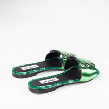 Carica l&#39;immagine nel visualizzatore di Gallery, Sandalo UN/PAIR Verde con terza mascherina argento
