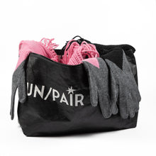 Load image into Gallery viewer, UN/PAIR glove with Pink fringes with black third
