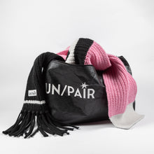 Load image into Gallery viewer, Scarf UN/PAIR Pink Black White
