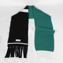 Load image into Gallery viewer, Scarf UN/PAIR Green Black White
