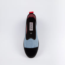 Carica l&#39;immagine nel visualizzatore di Gallery, UN/PAIR celeste nastro beige
